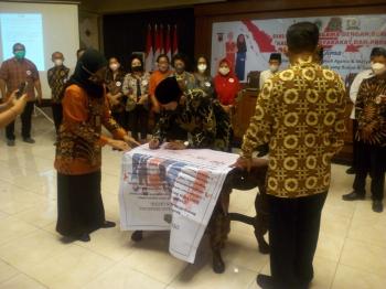 LDII Gresik Tandatangani Deklarasikan Moderasi Beragama di Kabupaten Gresik